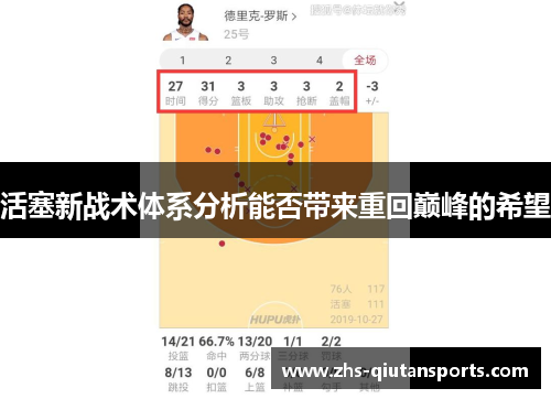 活塞新战术体系分析能否带来重回巅峰的希望
